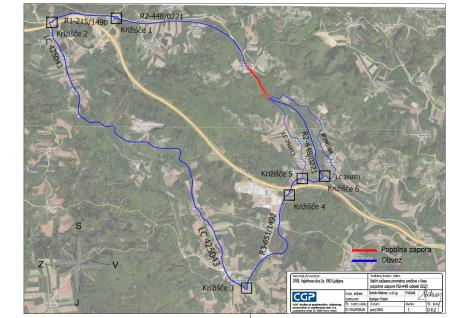 Zapora cest v Poljanah (002)